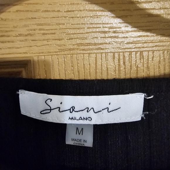 Sioni Black Milano Sweater Blouse - Picture 4 of 4